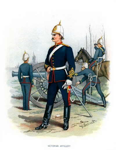 Victorian Artillery by H. Bunnett