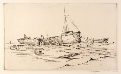 Marine Graveyard, Port Arthur by H. Lindley Hosford