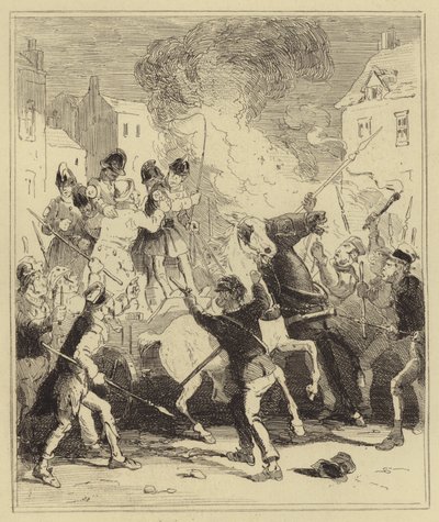 Birmingham Riots by Hablot Knight Browne