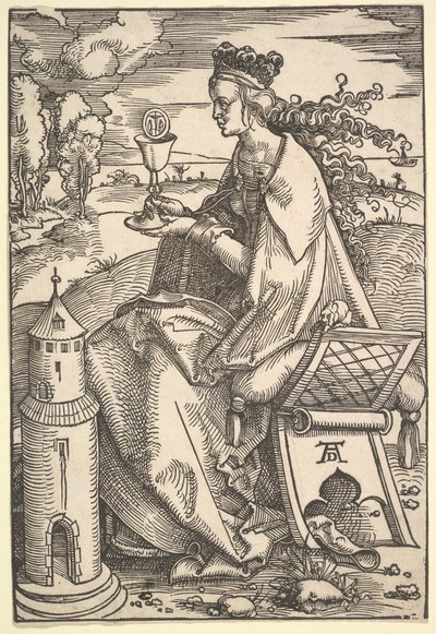 St. Barbara by Hans Baldung