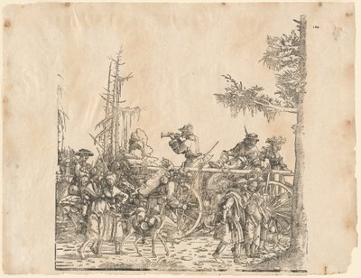 Peasants with a Cart by Hans Burgkmair I