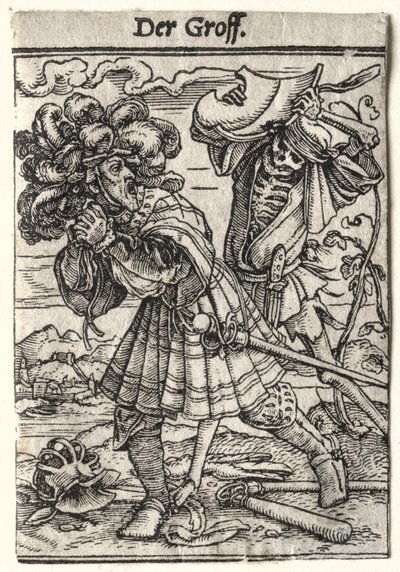 Dance of Death: The Count by Hans Holbein