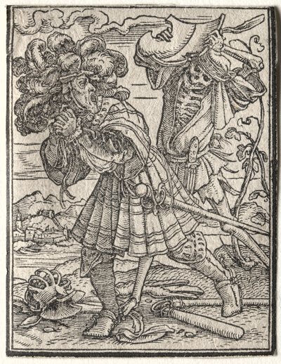 The Dance of Death: The Count by Hans Holbein