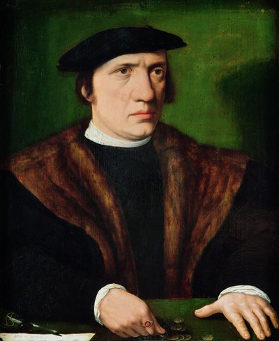 Portrait of a Man by Hans Holbein der Jüngere