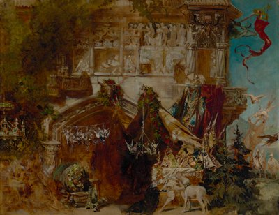 The Hunting Castle by Hans Makart