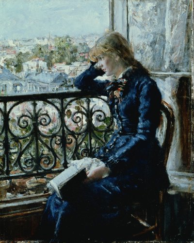 At the Window by Hans Olaf Heyerdahl