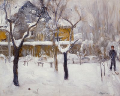 Winter Landscape by Hans Olaf Heyerdahl