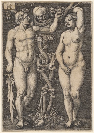 Adam and Eve by Hans Sebald Beham