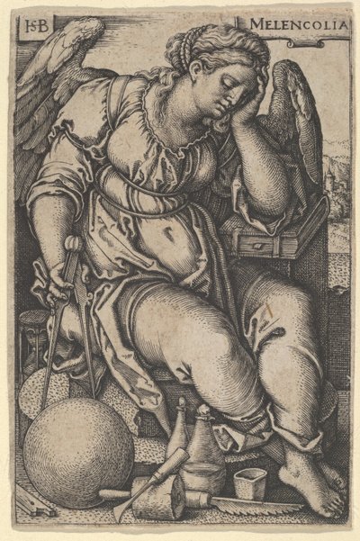 Melancholia by Hans Sebald Beham