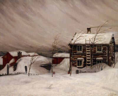 Blizzard by Harald Oscar Sohlberg