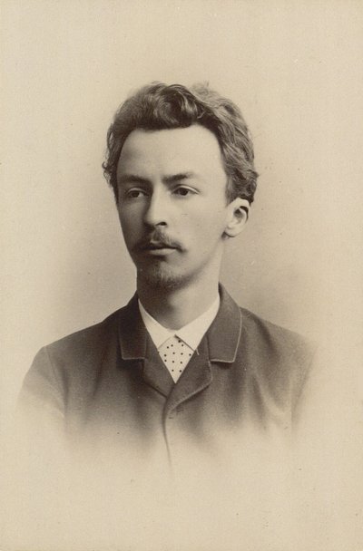 Portrait of Vilhelm Hammershøi by Harald Riise