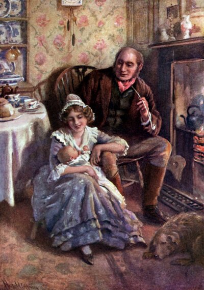 The Cricket on the Hearth by Harold Copping