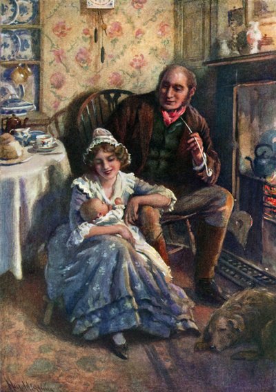 John and Dot Peerybingle by Harold Copping