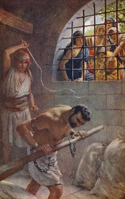 Old Testament: Samson by Harold Copping