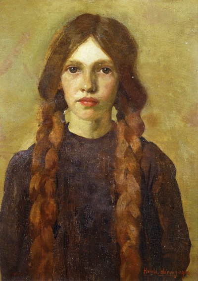 A Cornish Girl by Harold Harvey