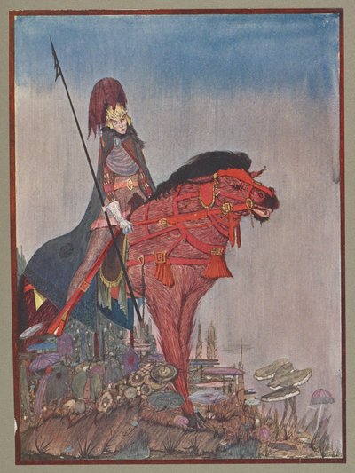 Baron Frederick Von Metzengerstein by Harry Clarke