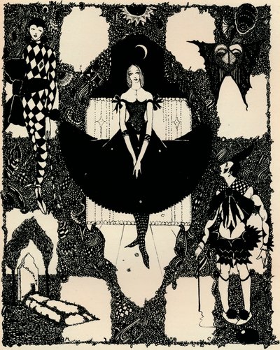 Columbine, c1900-1930, 1925 by Harry Clarke