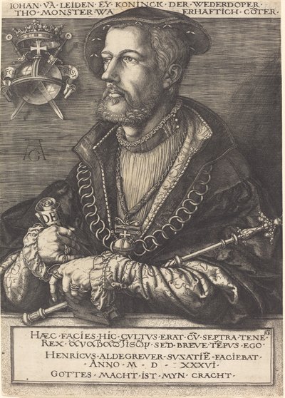 Jan van Leyden by Heinrich Aldegrever