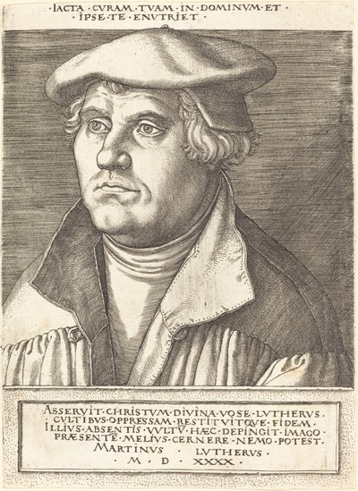 Martin Luther by Heinrich Aldegrever