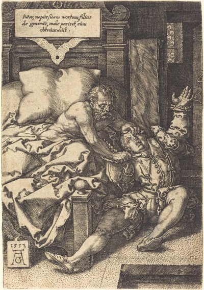 The Severe Father by Heinrich Aldegrever