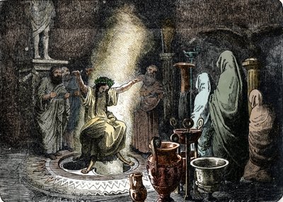 The Oracle at Delphi by Heinrich Leutemann