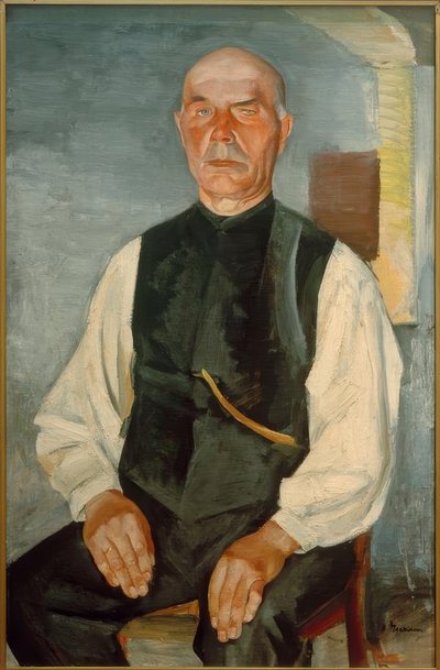 Old Farmer (Johann Rohwedder) by Heinrich Stegemann