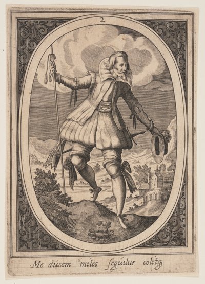 Plate 2 from Military Figures by Heinrich Ulrich