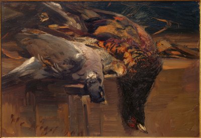 Hunted Game Birds by Heinrich von Zügel