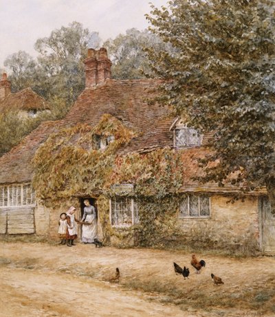 The Old Fish Shop, Haslemere by Helen Allingham