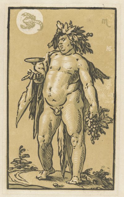 Bacchus by Hendrick Goltzius