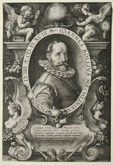 Hans Bol by Hendrick Goltzius