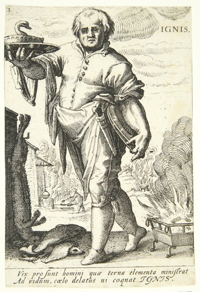 Fire (Ignis) by Hendrick Goltzius