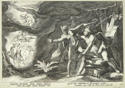 Jupiter and Io by Hendrick Goltzius