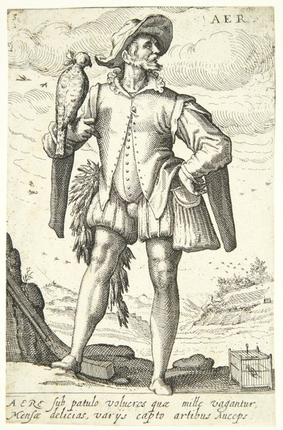 Air by Hendrick Goltzius