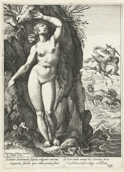 Perseus and Andromeda by Hendrick Goltzius