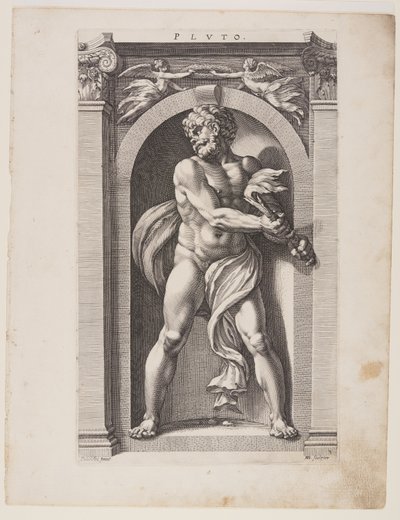 Pluto, from Eight Pagan Gods by Hendrick Goltzius