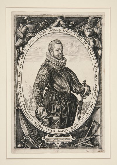 Portrait of Jacques de la Faille by Hendrick Goltzius