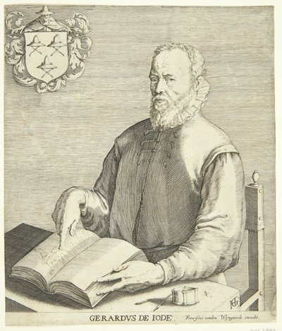 Portrait of Gerard de Jode by Hendrick Goltzius