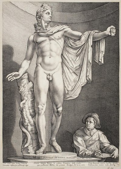 The Apollo Belvedere by Hendrick Goltzius