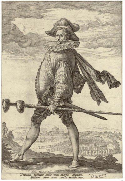 The Captain of the Infantry by Hendrick Goltzius