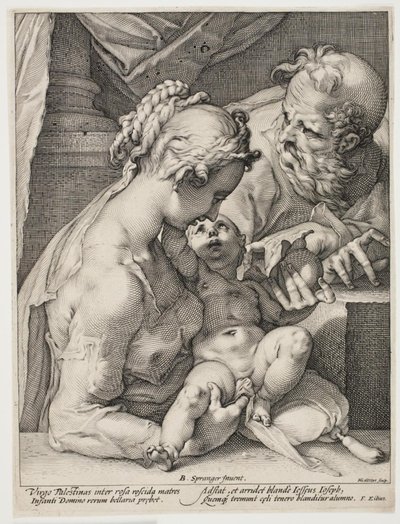 The Holy Family by Hendrick Goltzius
