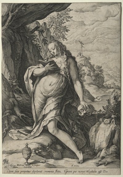 The Magdalen in Penance by Hendrick Goltzius