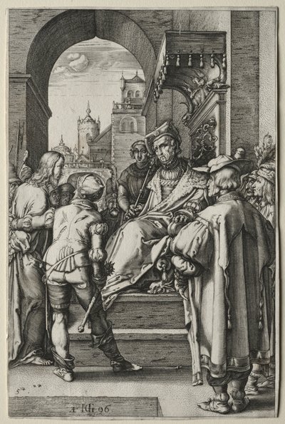 The Passion: Christ before Pilate by Hendrick Goltzius
