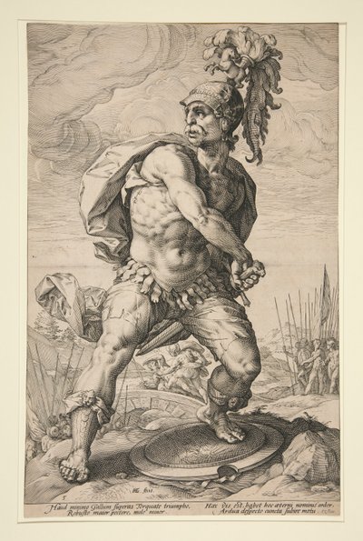 The Roman Heroes: Titus Manlius Torquatus by Hendrick Goltzius