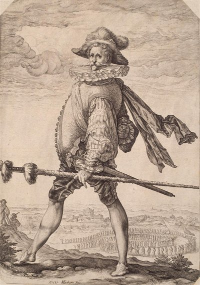 The Captain of the Infantry by Hendrick Goltzius