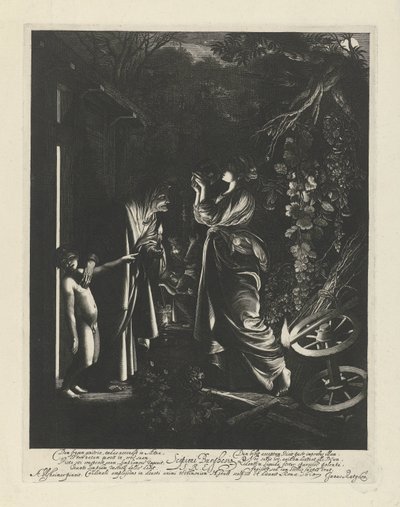 Mocking of Ceres by Hendrick Goudt