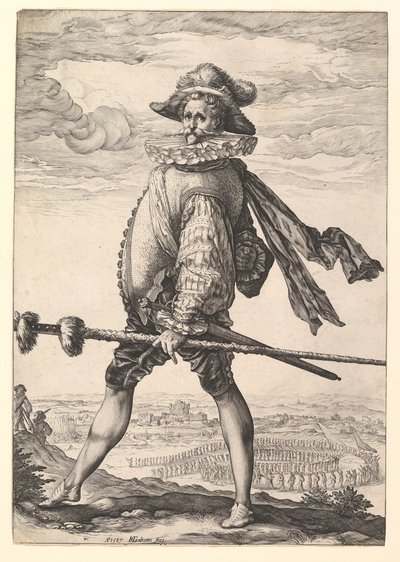 Captain of Infantry by Hendrik Goltzius