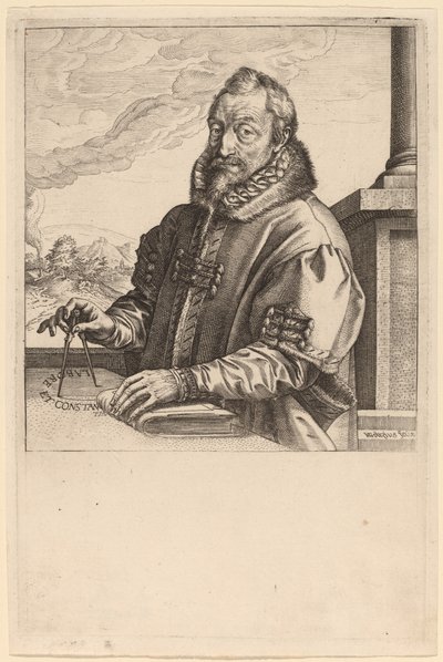 Christopher Plantin by Hendrik Goltzius