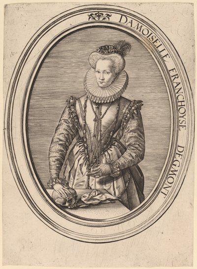 Françoise van Egmond by Hendrik Goltzius