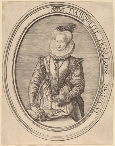 Françoise van Egmond by Hendrik Goltzius